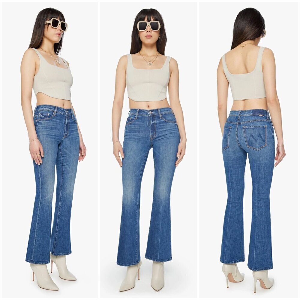 💕MOTHER SUPERIOR💕 The Weekender Flare Jeans ~ It's A Small World 30 NWOT